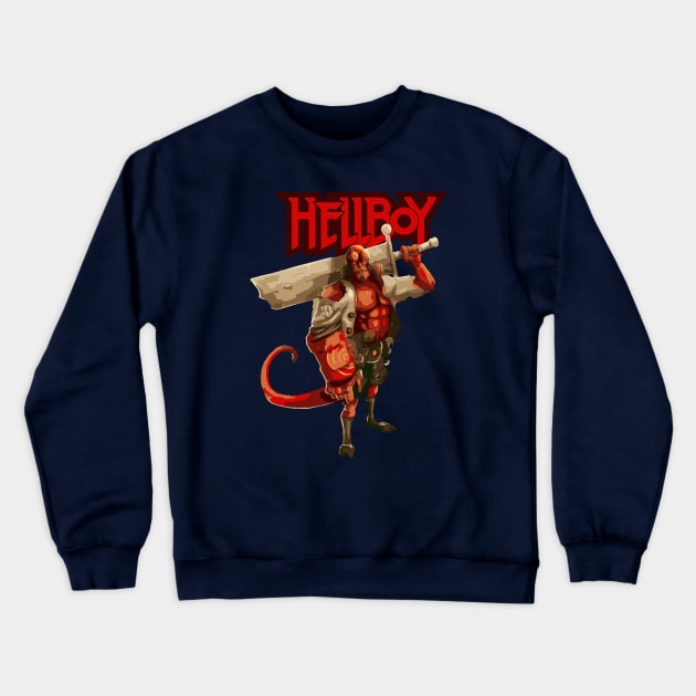 Hellboy Crewneck Sweatshirt by Joker & Angel